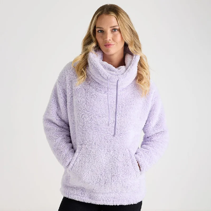 Ladies Cowl Neck Fleece