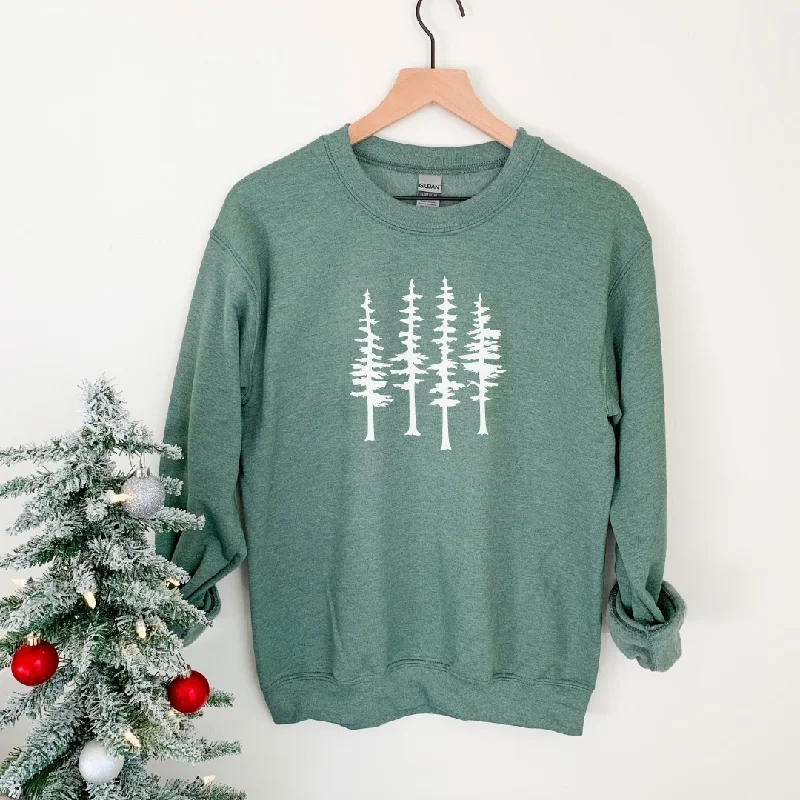 Evergreen Trees | Crewneck Sweatshirt