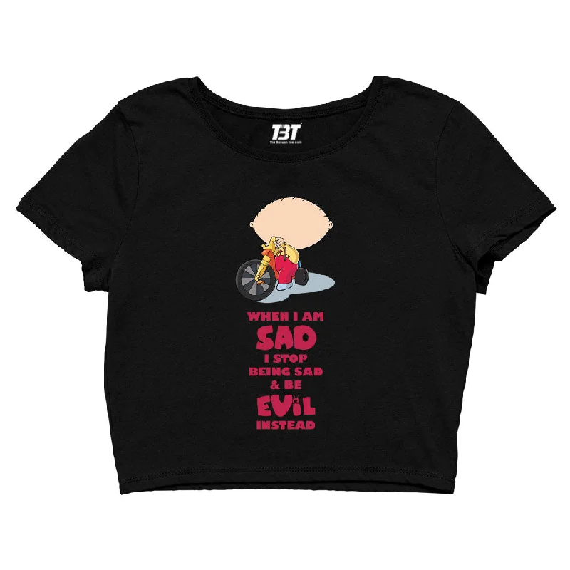 Crop Top - Be Evil Instead