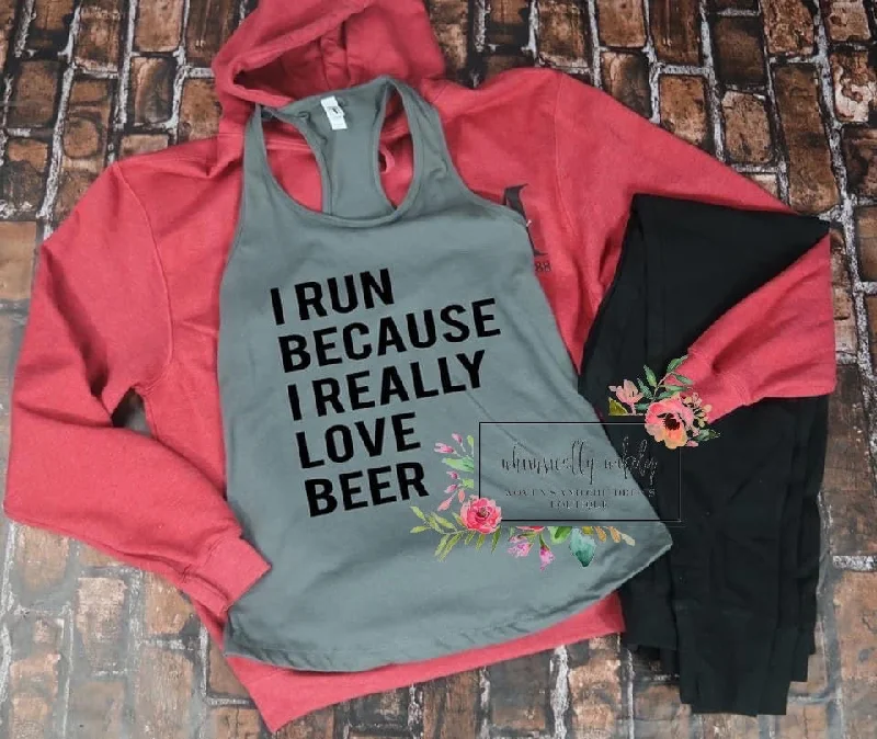 I run because I really love beer tank