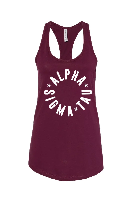 Maroon Circle Tank