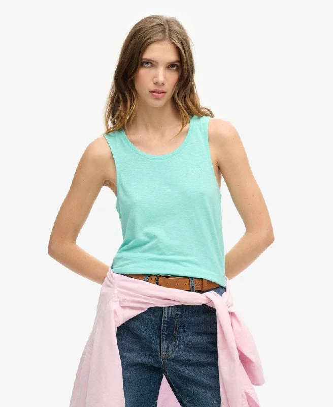 Scoop Neck Tank | Fluro Mint