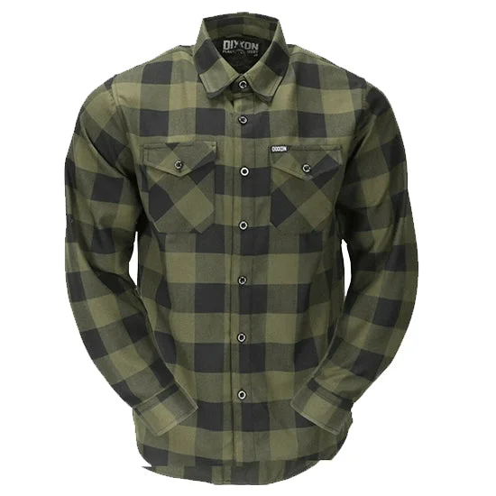 Women's OD Green Flannel