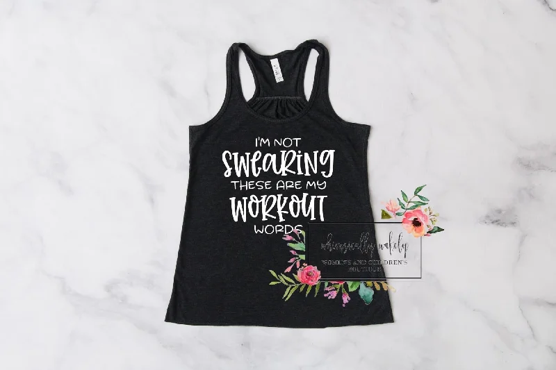 Workout words tank