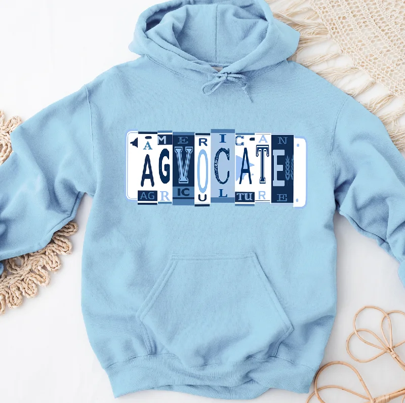 Agovcate License Plate Hoodie (S-3XL) Unisex - Multiple Colors!