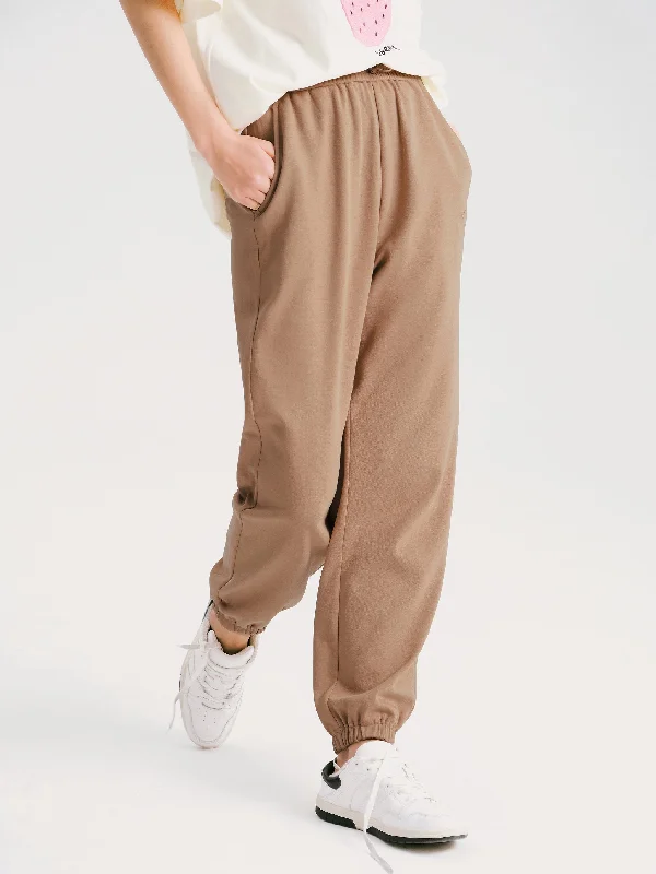 Lightweight Sports Pants-Khaki