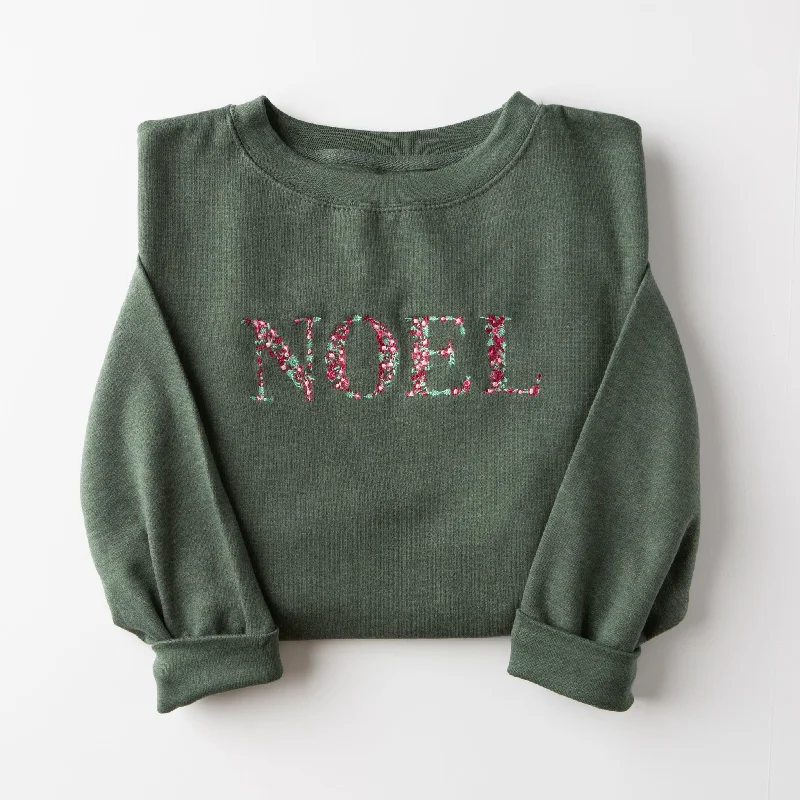 Embroidered Noel Sweatshirt