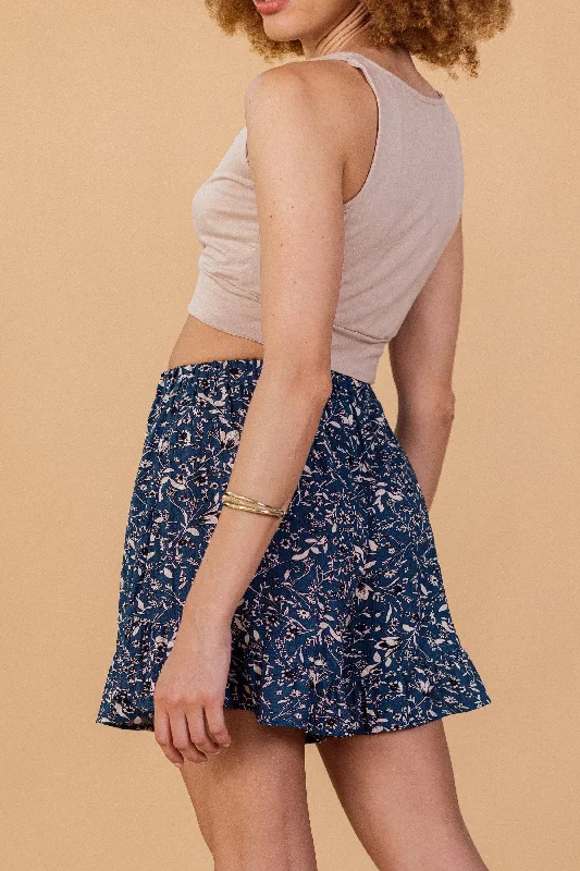 Shorts Lia Blue floral.