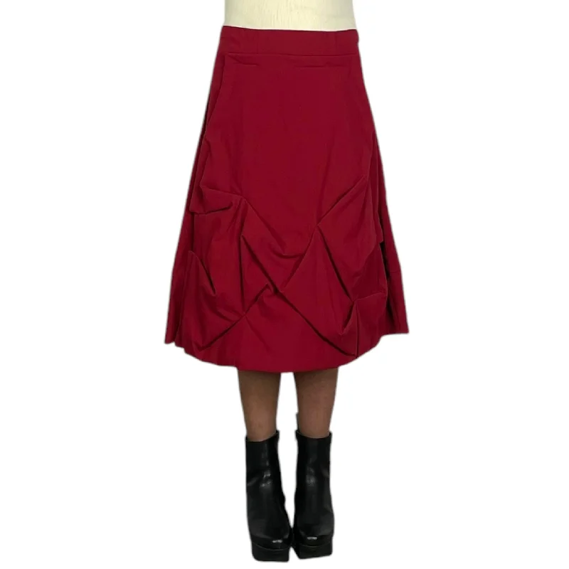 CRINKLE A-LINE SKIRT