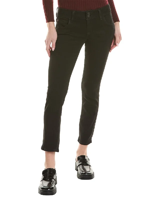 HUDSON Jeans Collin Black Straight Crop Jean