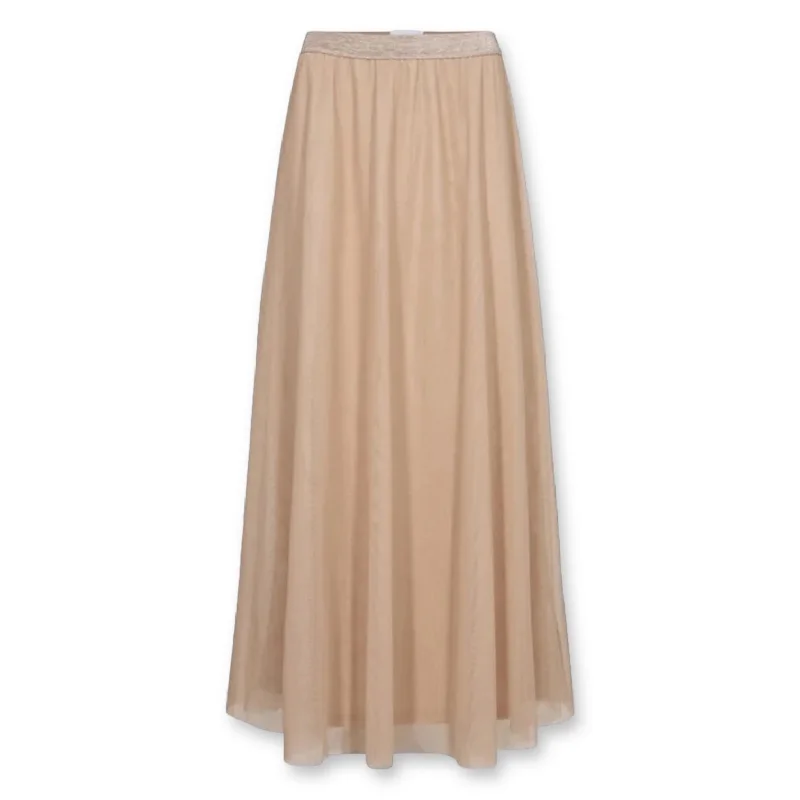 Numph Nuea Skirt Dress Sesame