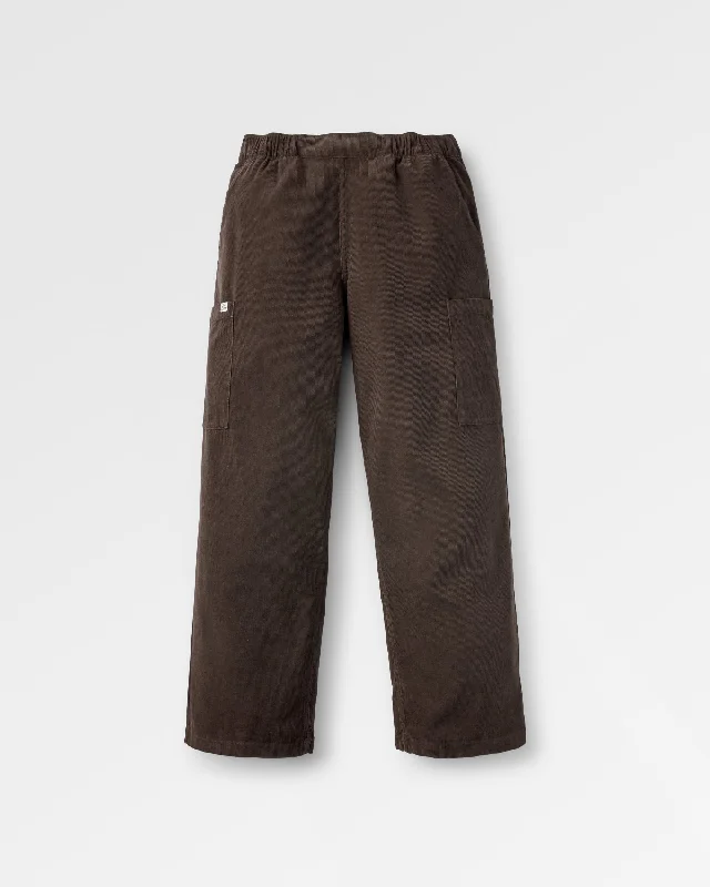 Someday Organic Cotton Corduroy Trouser - Coffee