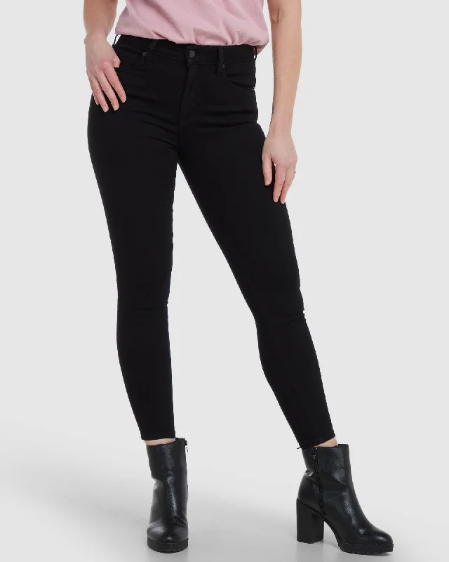 Studios High Rise Skinny Jeans | Black Black