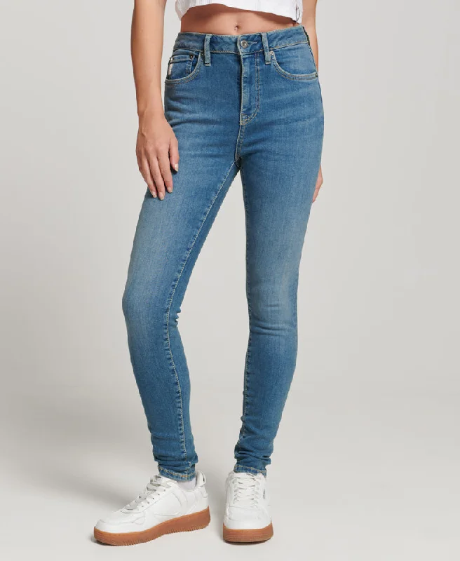 Vintage High Rise Skinny Jeans | Salem Mid Blue