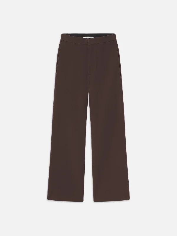 Le Jane Crop Trouser -- Chocolate Brown