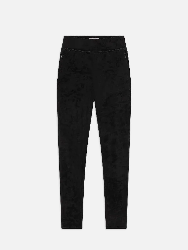 The Velvet Legging -- Black