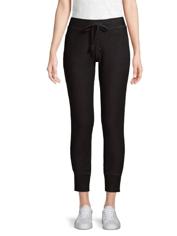 Women Bowery Leggings Sweatpants In Caviar