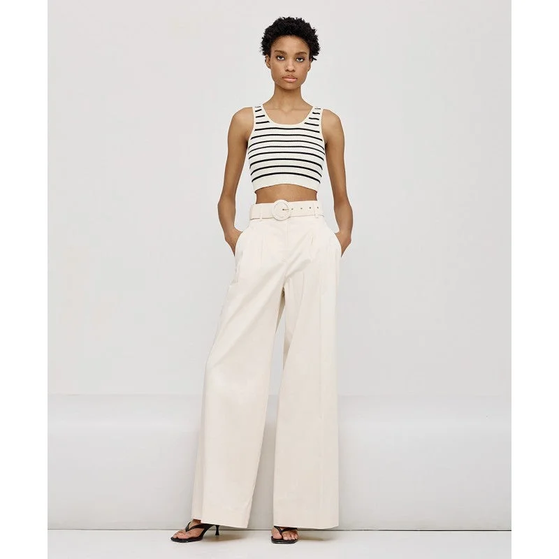 Access Fashion Vanilla Pants With Belt