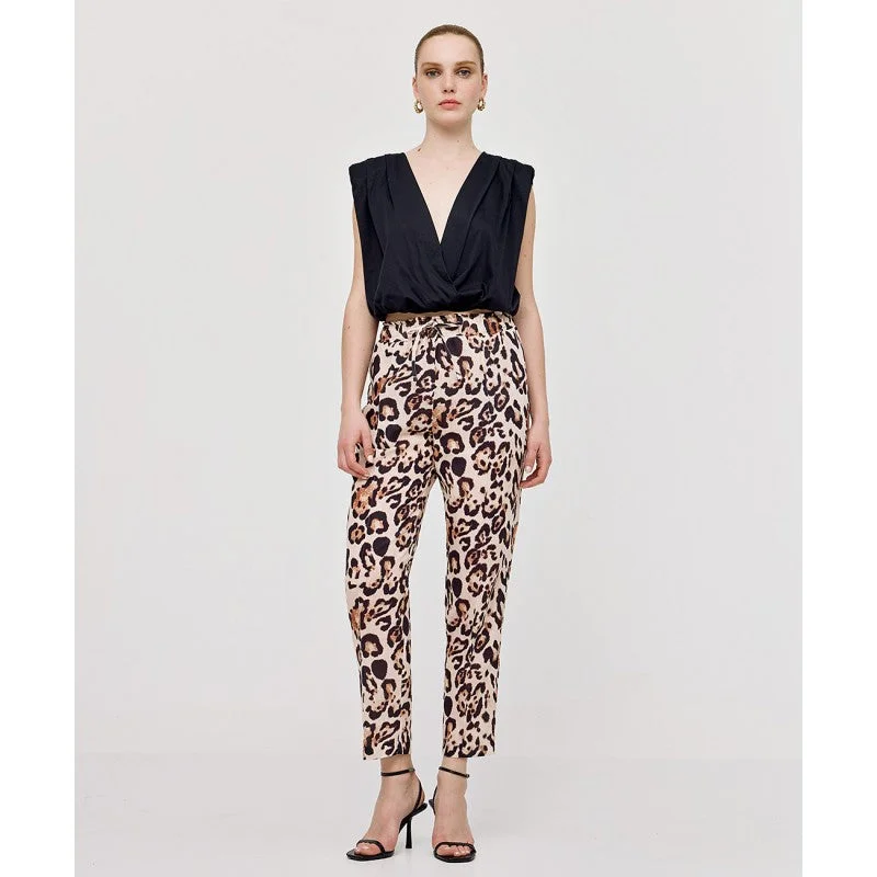 Access Fashion Leopard Animal Print Pants