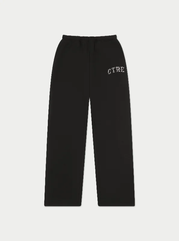 CTRE WIDE LEG JOGGERS - BLACK