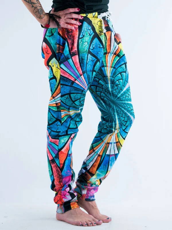 Optical Stained Glass Unisex Joggers